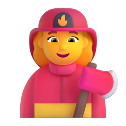 Woman firefighter