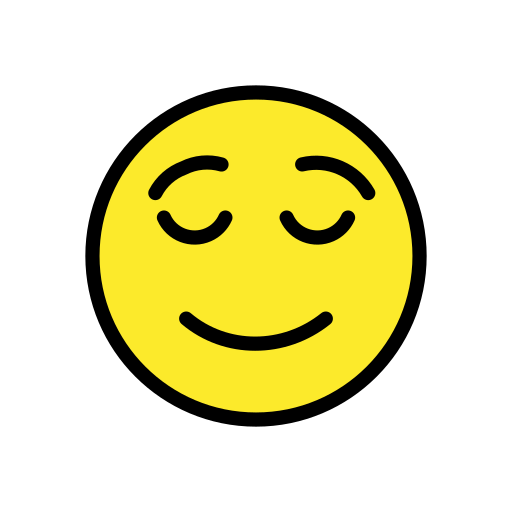 Relieved face