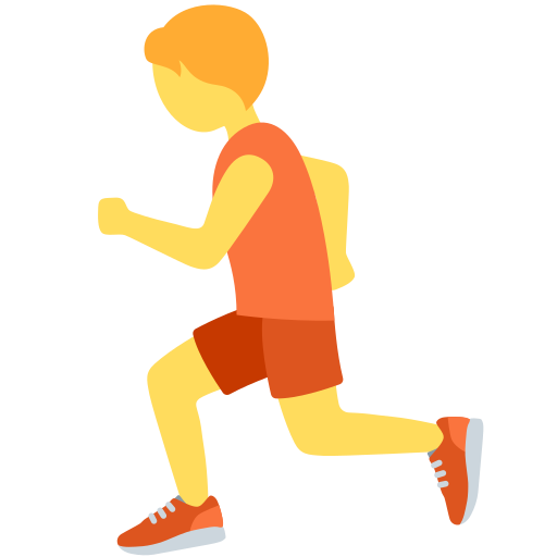 Person running