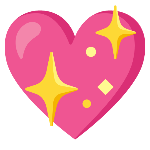 Sparkling heart