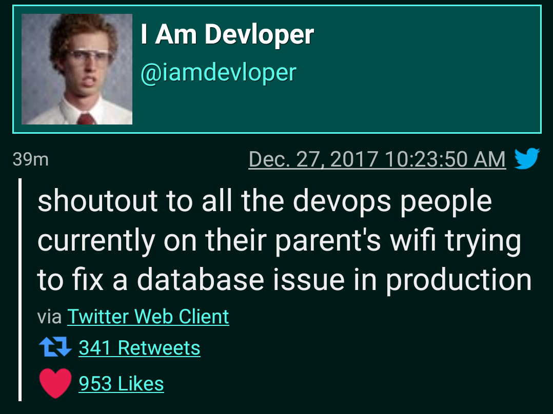 DROP TABLE christmas