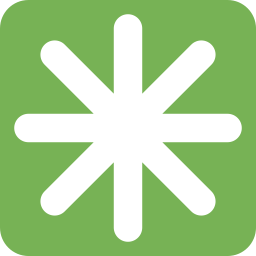 Eight-spoked asterisk