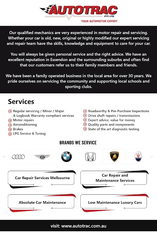 Car Repair and Maintenance Services