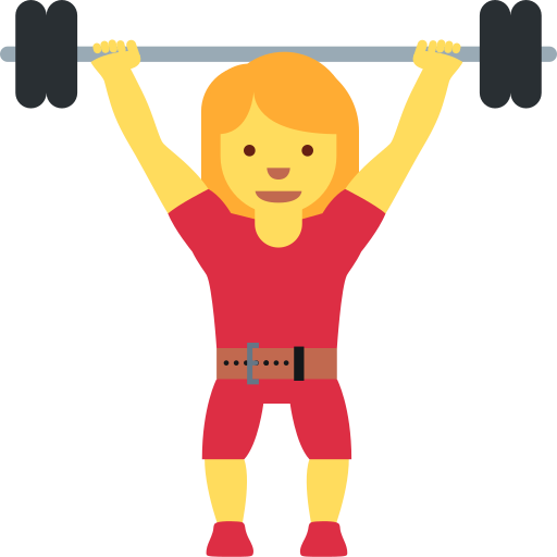 Woman lifting weights