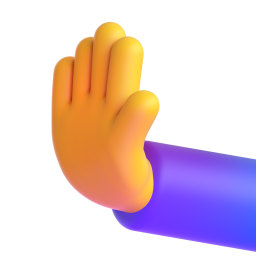 Leftwards pushing hand