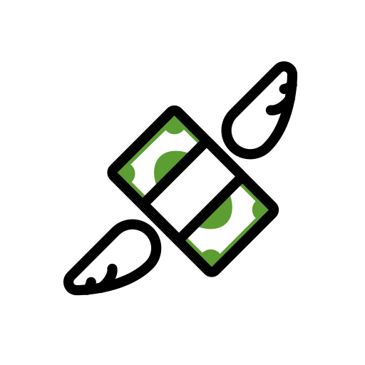 Money with wings