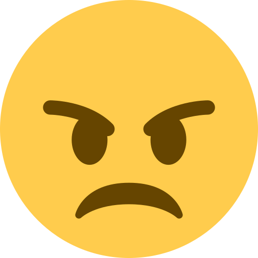 Angry face