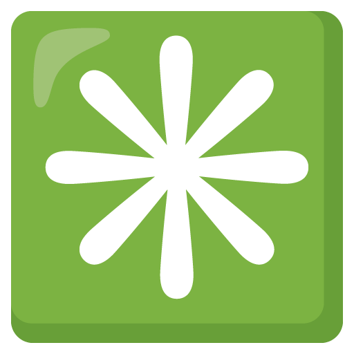 Eight-spoked asterisk