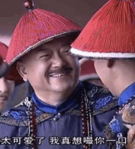 太可爱了,我真想嘬你一口(和珅王刚)
