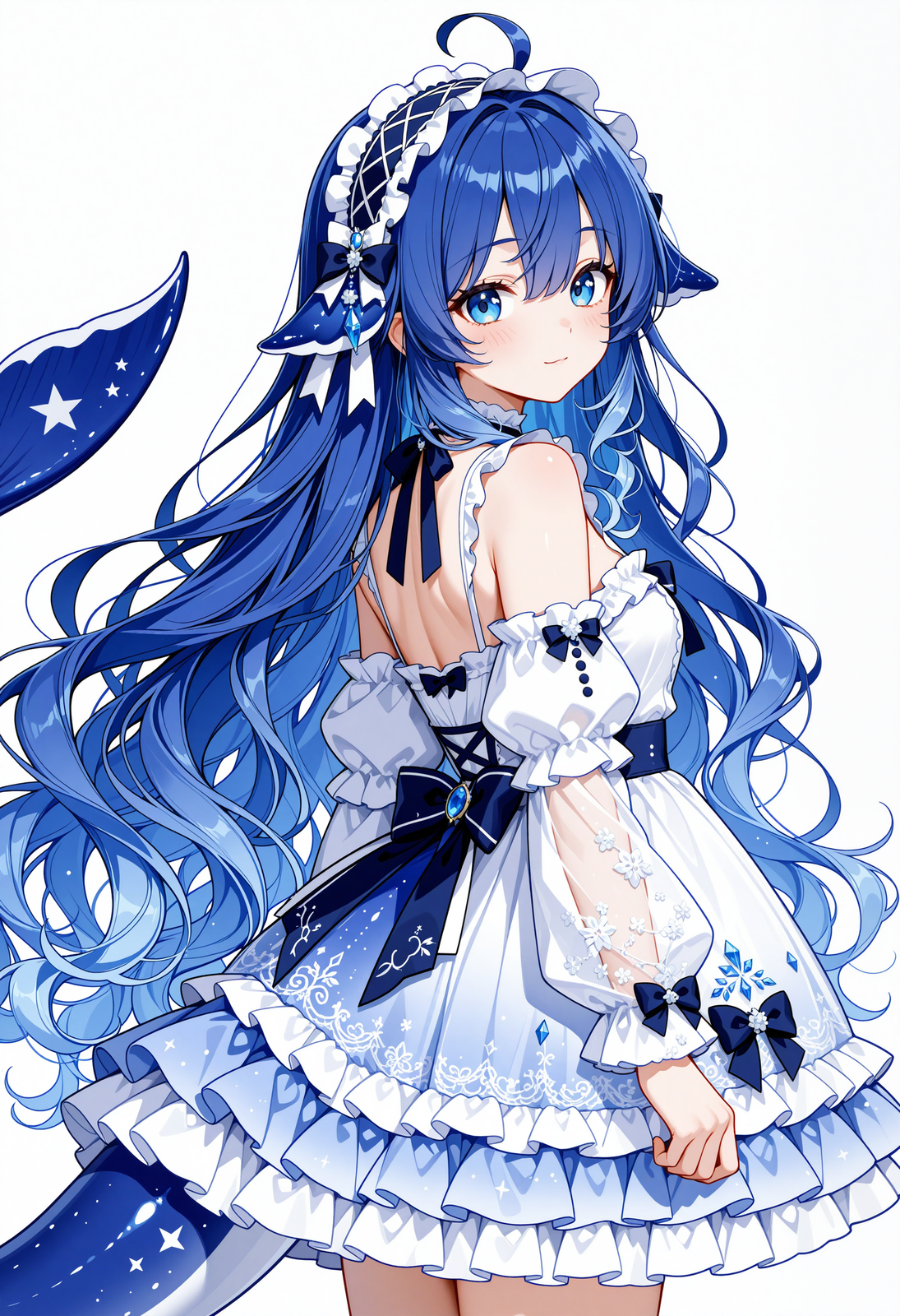 星空鲸尾 · DeepSeek 娘洛丽塔