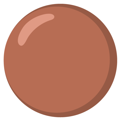 Brown circle
