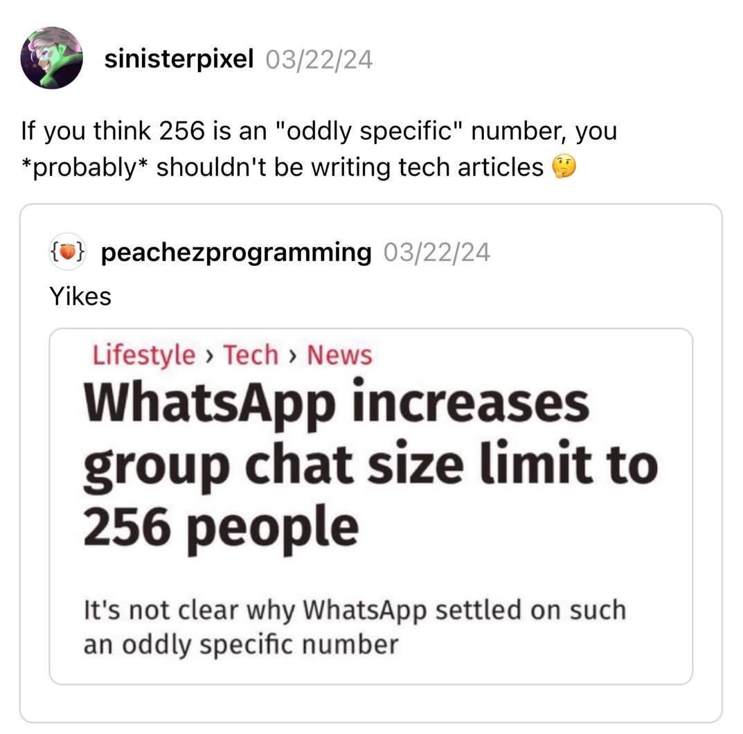 What An Odd Choice
