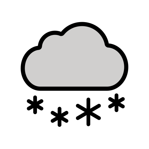 Cloud with snow