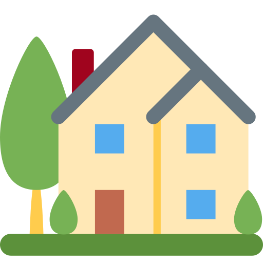 House with garden