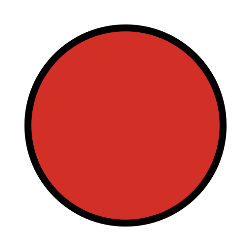 Red circle