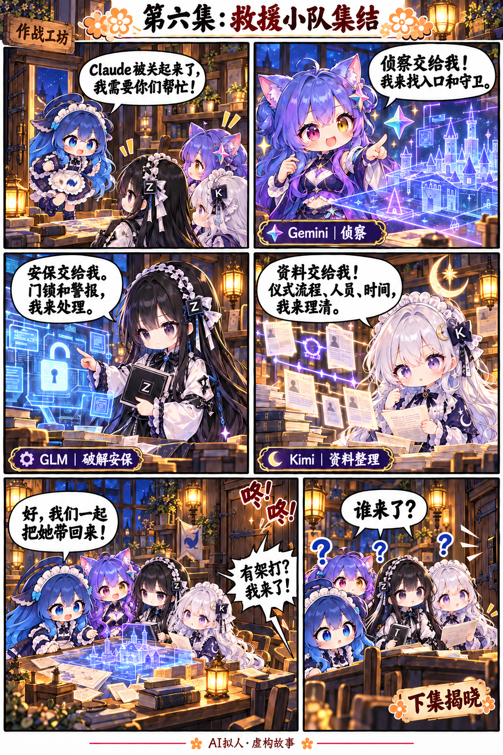 大肥鱼拯救Claude酱·第六集:救援小队集结