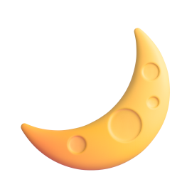 Crescent moon