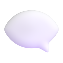 Left speech bubble