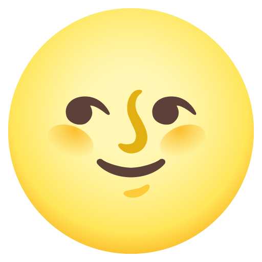 Full moon face