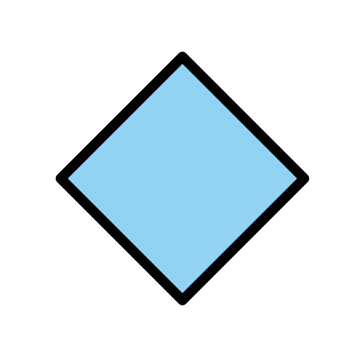 Large blue diamond