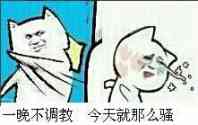 一晚不调教,今天就那么骚