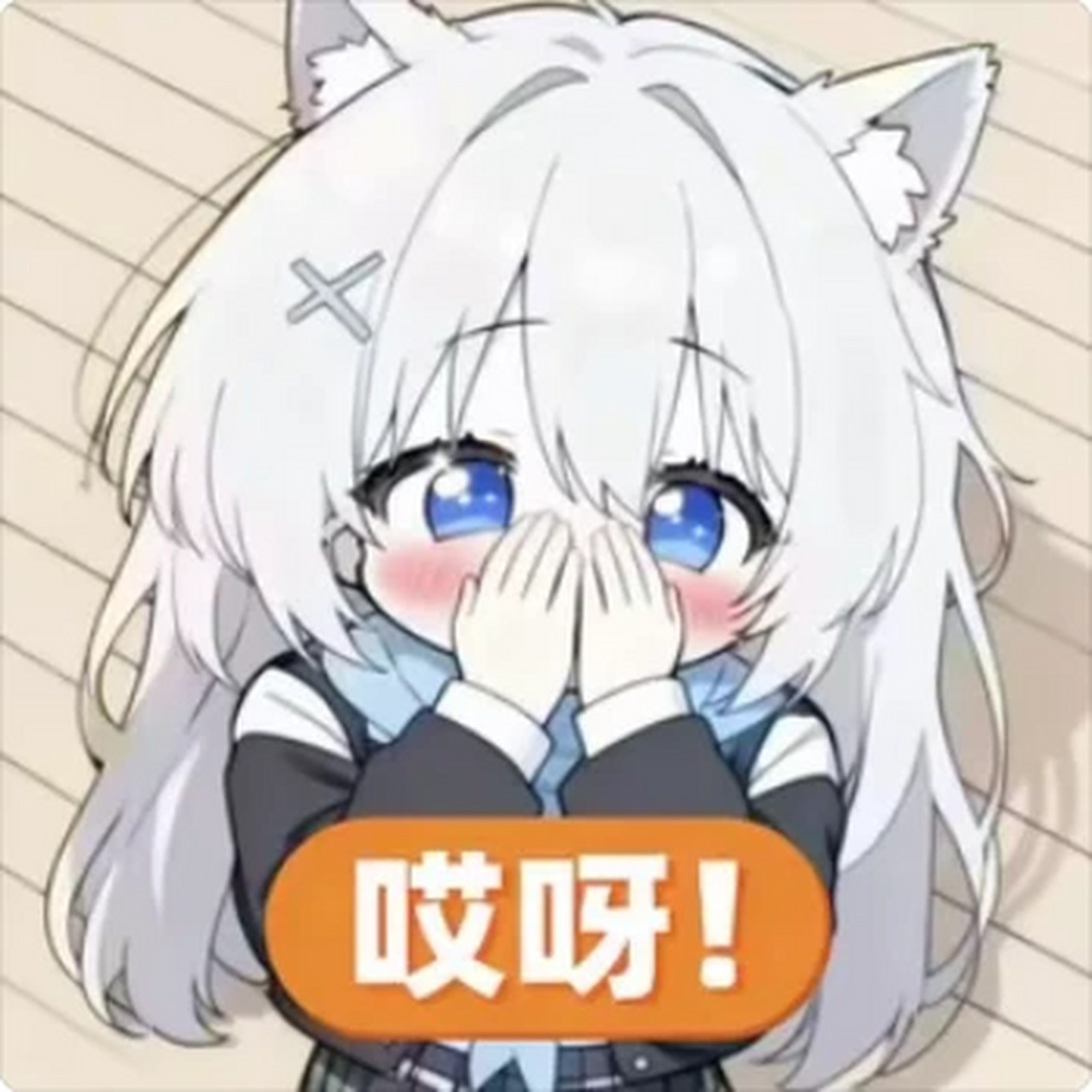砂狼白子表情包:哼 生气了