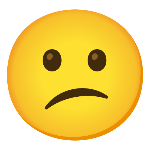 Confused face