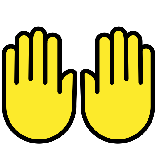 Raising hands
