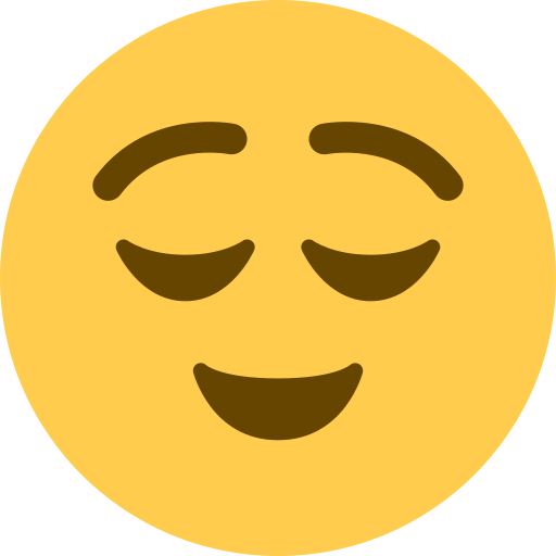 Relieved face