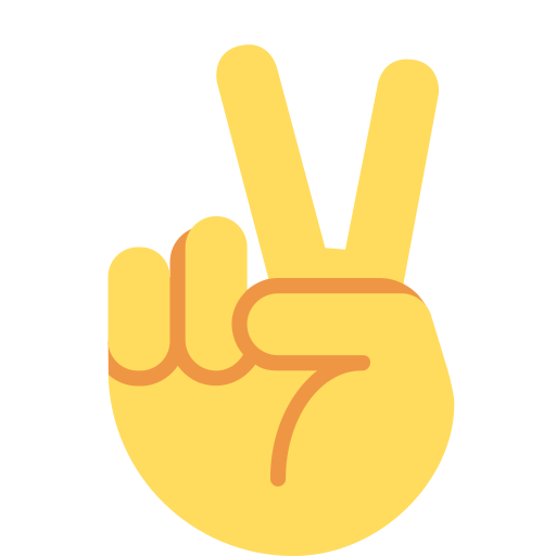Victory hand