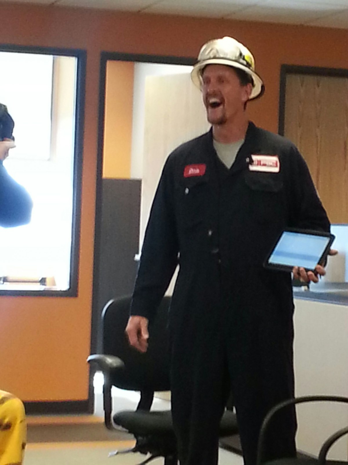 Overenthusiastic maintenance worker