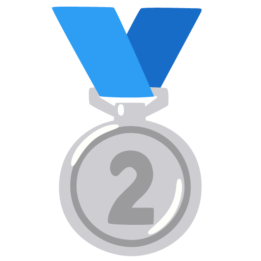 2nd place medal