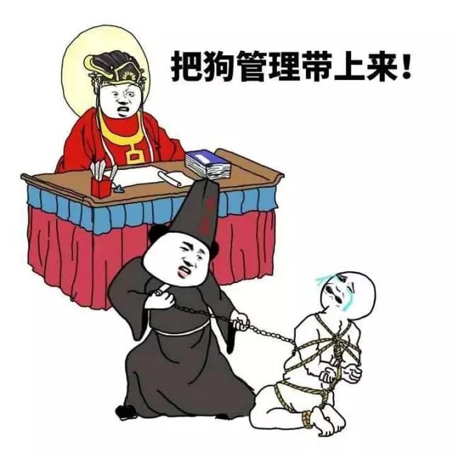 把狗管理带上来!