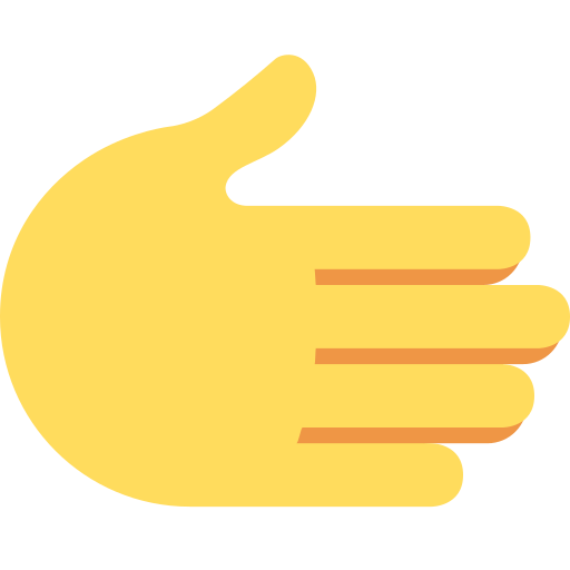 Rightwards hand