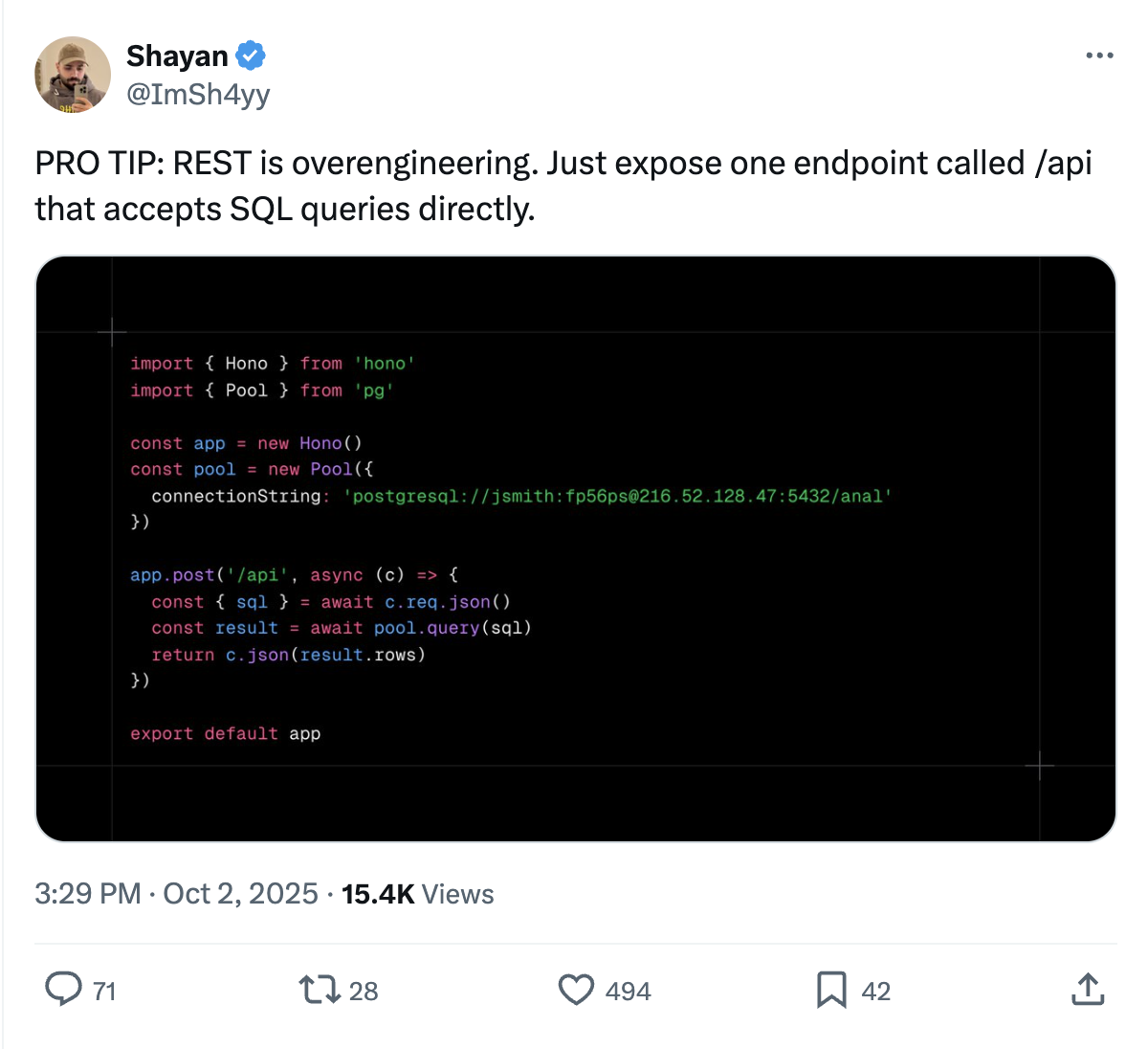 Stop Over Engineering