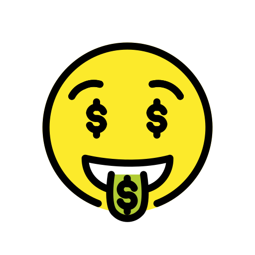 Money-mouth face