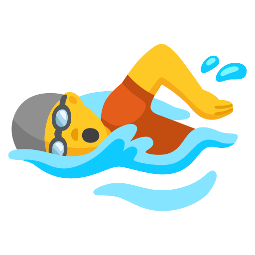 Person swimming