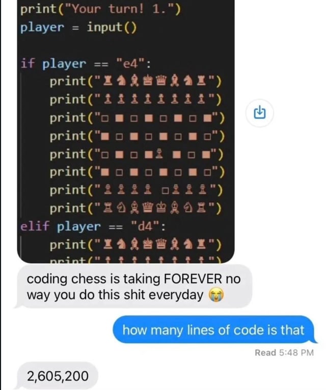 The Hardcoding Grandmaster's Gambit