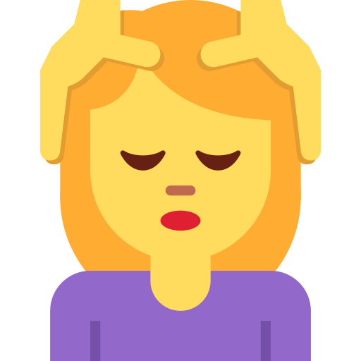Woman getting massage