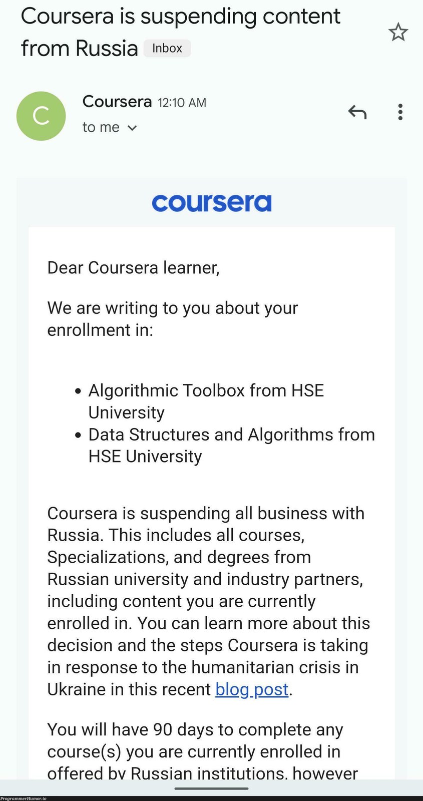 Computer Science Has Been Banned for Crimes Against Humanity