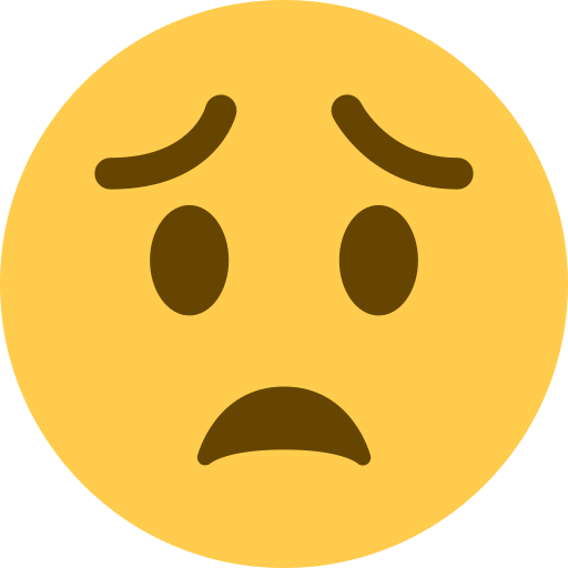 Worried face