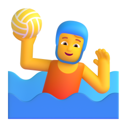 Person playing water polo