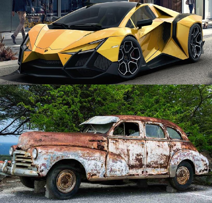 Nice Car Rusty Car