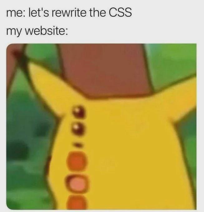 Let's Rewrite The CSS