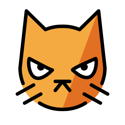 Pouting cat