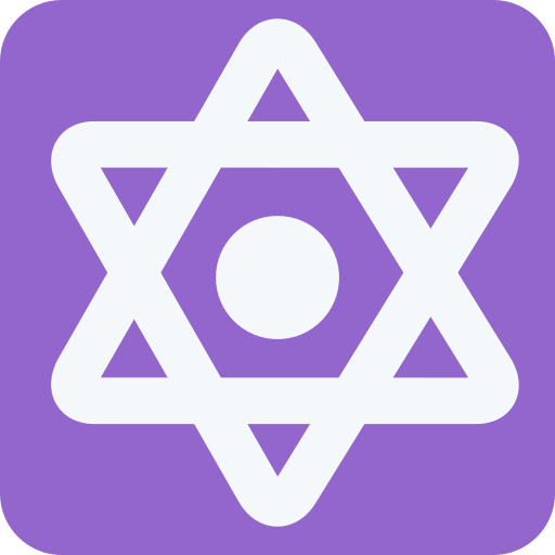 Dotted six-pointed star