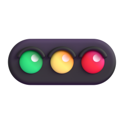 Horizontal traffic light