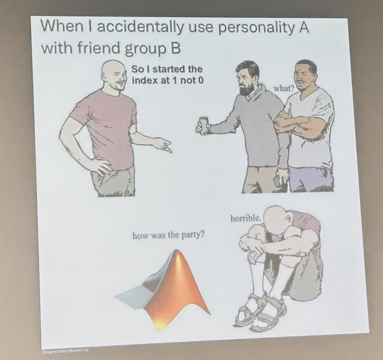 When Array Indexing Destroys Your Social Life