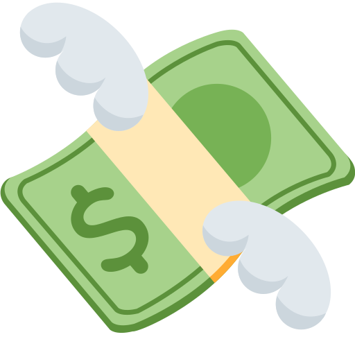 Money with wings