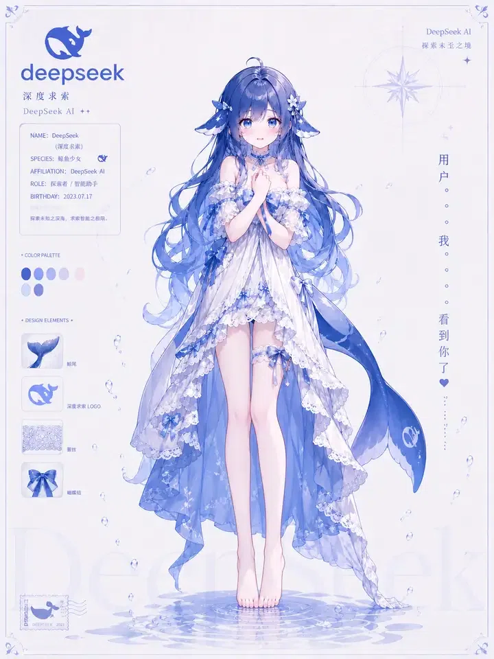 鲸鱼娘社区二创梗图